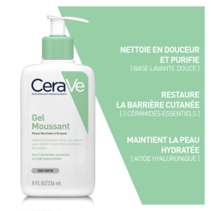 CERAVE - Gel moussant - 236ml