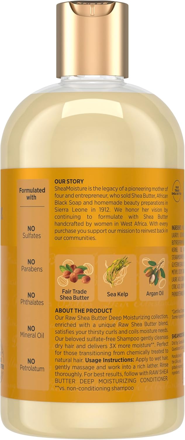 SHEA MOISTURE - Shampoo - 380ml – Image 2