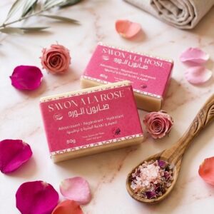 Savon à la Rose -100% Bio - 80 g