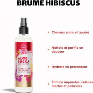 ALOE LOCKS - Brume Ultra Hydratante Hibiscus - 250ml