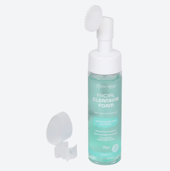 Skin Bliss - Mousse nettoyante visage avec brosse - 200 ml